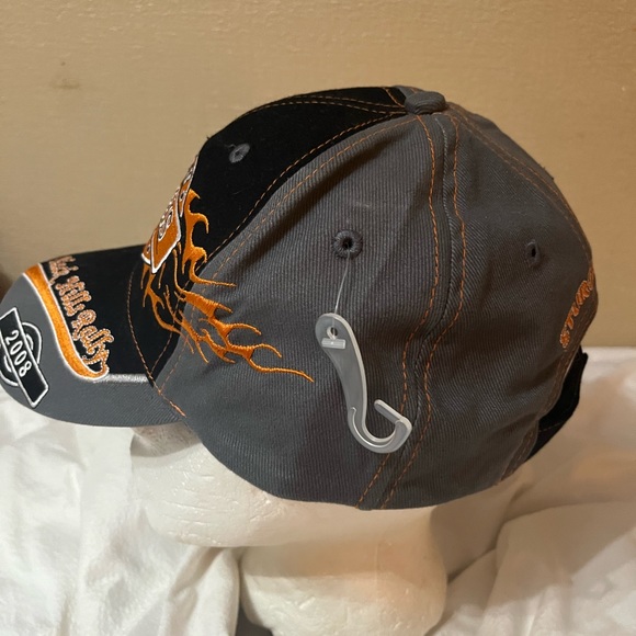 NWOT USA Biker Design Sturgi 2008 Hat - Picture 2 of 7